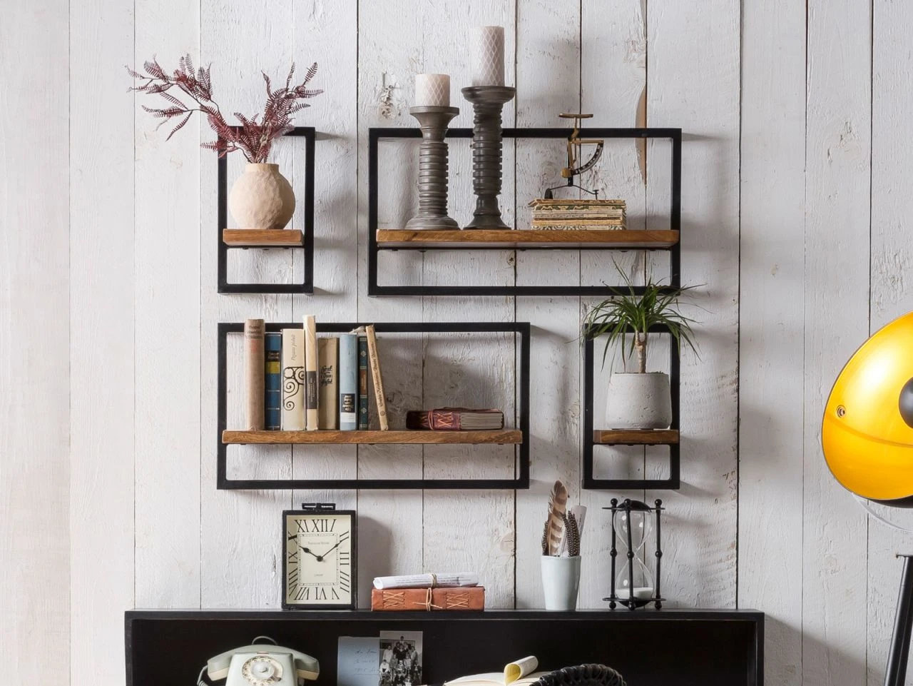 PANAMA Wandregal-Set, 4-teilig 09200-03 7 PANAMA Wandregal-Set, 4-teilig 09200-03 – Bild 7