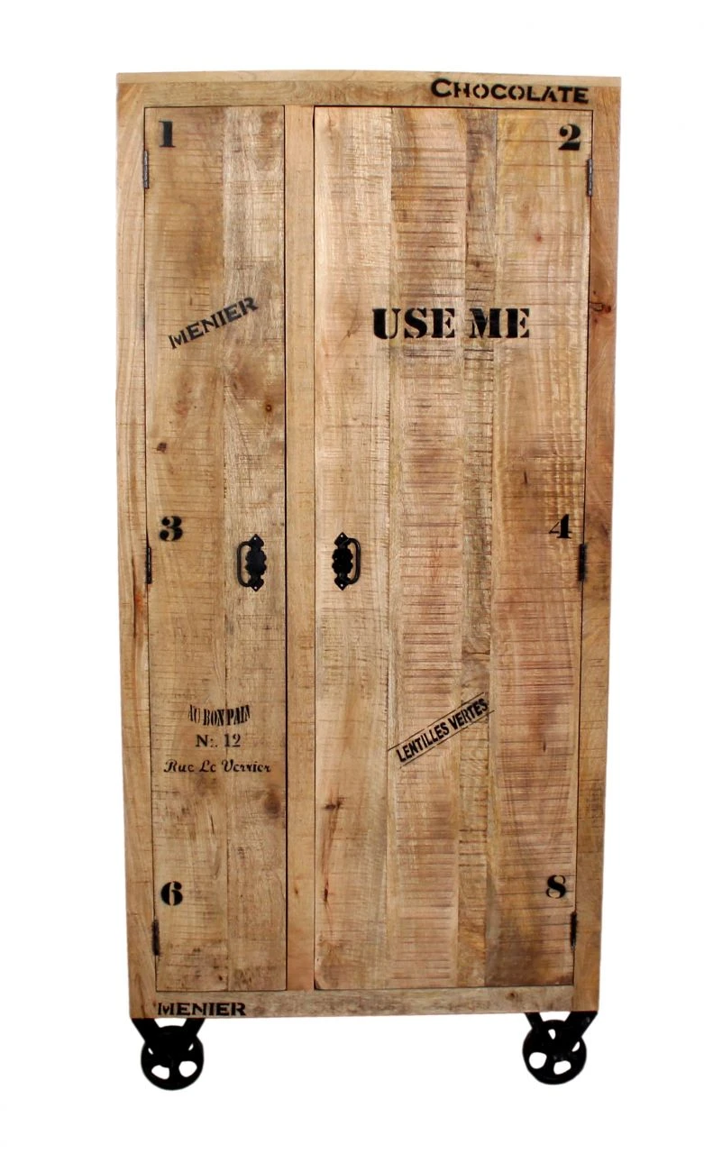 RUSTIC Garderobenschrank 01964-04 1 RUSTIC Garderobenschrank 01964-04