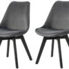 Esszimmerstuhl 2er Set Samt