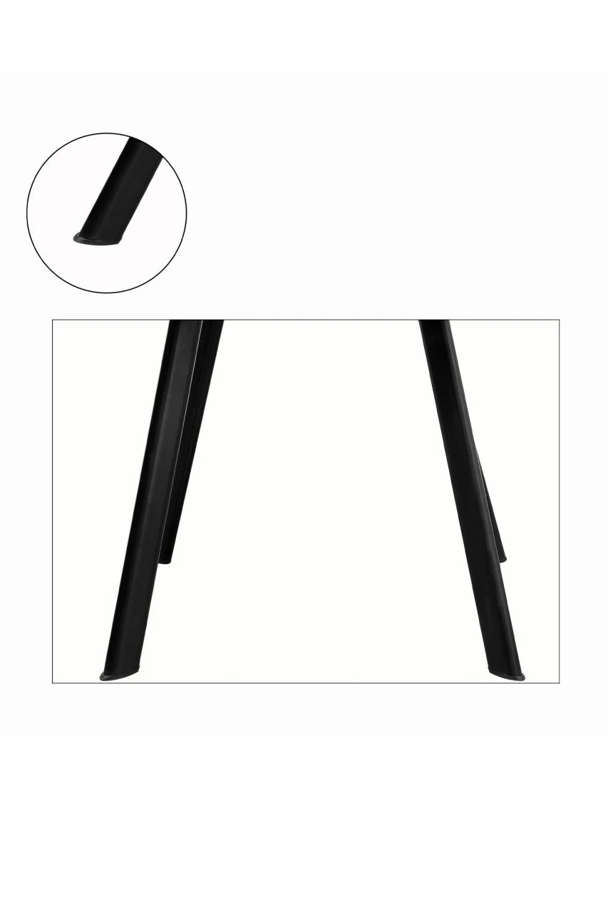 Esszimmerstuhl 2er Set Vintage-Samtvelour 7 Esszimmerstuhl 2er Set Vintage-Samtvelour – Bild 7