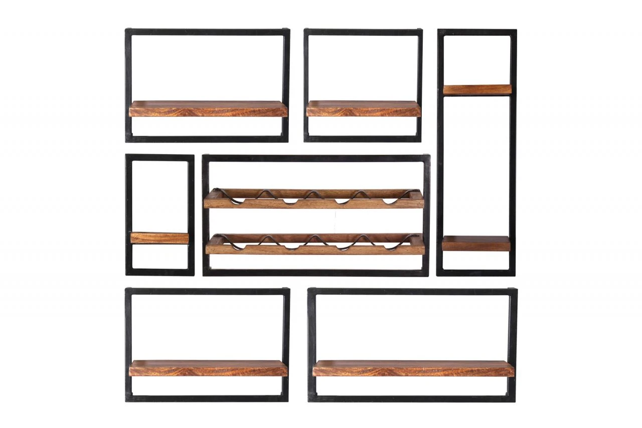 PANAMA Wandregal-Set, 7-teilig 09200-02 1 PANAMA Wandregal-Set, 7-teilig 09200-02