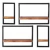 PANAMA Wandregal-Set, 4-teilig 09200-03