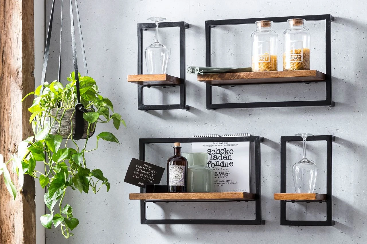 PANAMA Wandregal-Set, 4-teilig 09200-03 5 PANAMA Wandregal-Set, 4-teilig 09200-03 – Bild 5