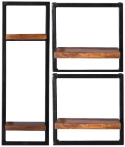 PANAMA Wandregal-Set, 3-teilig 09200-07