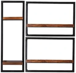 PANAMA Wandregal-Set, 3-teilig 09200-08