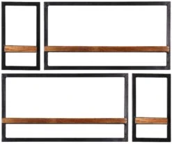 PANAMA Wandregal-Set, 4-teilig 09200-10