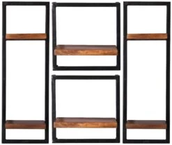 PANAMA Wandregal-Set, 4-teilig 09200-15