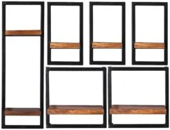PANAMA Wandregal-Set, 6-teilig 09200-19