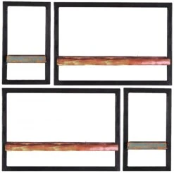 RIVERBOAT Wandregal-Set, 4-teilig 09101-03