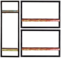 RIVERBOAT Wandregal-Set, 3-teilig 09101-08