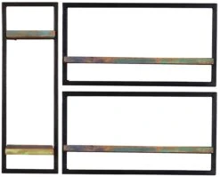RIVERBOAT Wandregal-Set, 3-teilig 09101-09