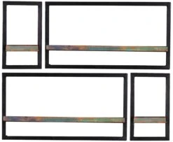 RIVERBOAT Wandregal-Set, 4-teilig 09101-10