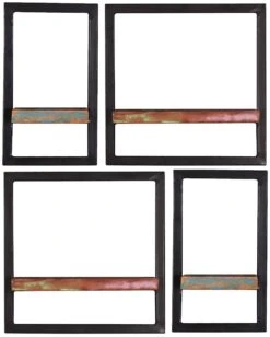 RIVERBOAT Wandregal-Set, 4-teilig 09101-11