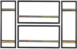 RIVERBOAT Wandregal-Set, 4-teilig 09101-13