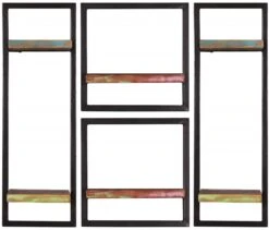 RIVERBOAT Wandregal-Set, 4-teilig 09101-15