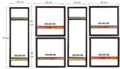 RIVERBOAT Wandregal-Set, 6-teilig 09101-18 -Betten Prinz Verkäufe 29227 1280x1280