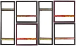 RIVERBOAT Wandregal-Set, 6-teilig 09101-18