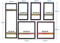 RIVERBOAT Wandregal-Set, 6-teilig 09101-19 -Betten Prinz Verkäufe 29230 1280x1280