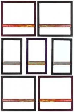 RIVERBOAT Wandregal-Set, 7-teilig 09101-20