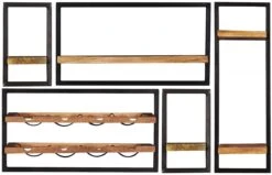 SIDNEY Wandregal-Set, 5-teilig 14300-01