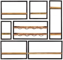 SIDNEY Wandregal-Set, 7-teilig 14300-02