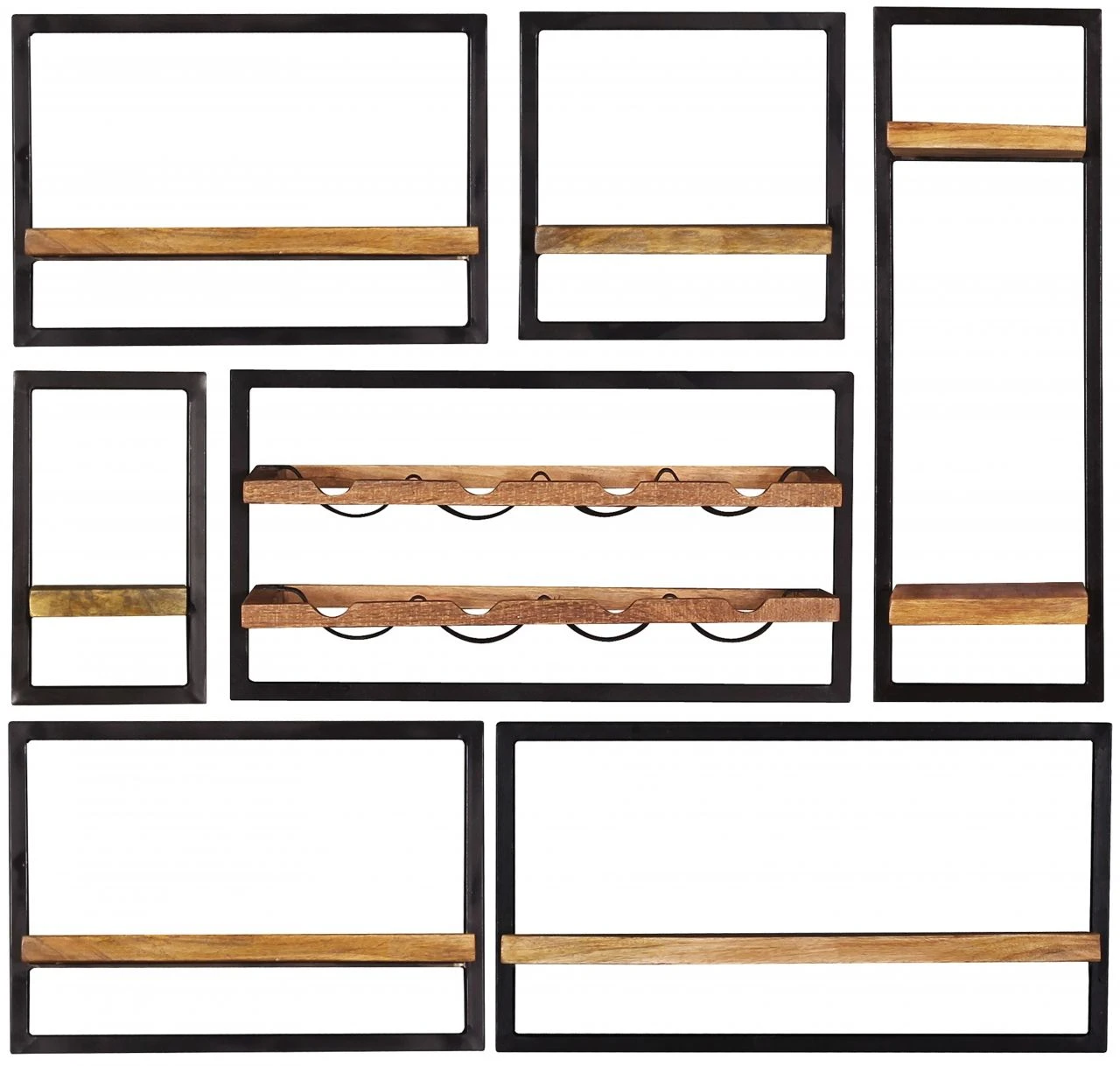 SIDNEY Wandregal-Set, 7-teilig 14300-02 1 SIDNEY Wandregal-Set, 7-teilig 14300-02