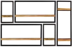 SIDNEY Wandregal-Set, 5-teilig 14300-04