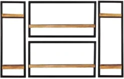 SIDNEY Wandregal-Set, 4-teilig 14300-13