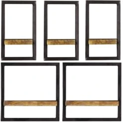 SIDNEY Wandregal-Set, 5-teilig 14300-17