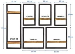 SIDNEY Wandregal-Set, 6-teilig 14300-19 9 SIDNEY Wandregal-Set, 6-teilig 14300-19 -Betten Prinz Verkäufe 29284 1280x1280