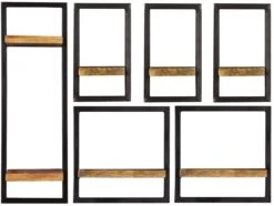 SIDNEY Wandregal-Set, 6-teilig 14300-19