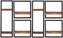 PANAMA Wandregal-Set, 6-teilig 09200-18