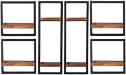 PANAMA Wandregal-Set, 6-teilig 09200-18 -Betten Prinz Verkäufe 29293 1280x1280