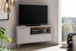Eck TV-Lowboard Mit Schublade, Klappfach Und Offenem Fach 15 Eck TV-Lowboard Mit Schublade, Klappfach Und Offenem Fach -Betten Prinz Verkäufe 3049 1280x1280