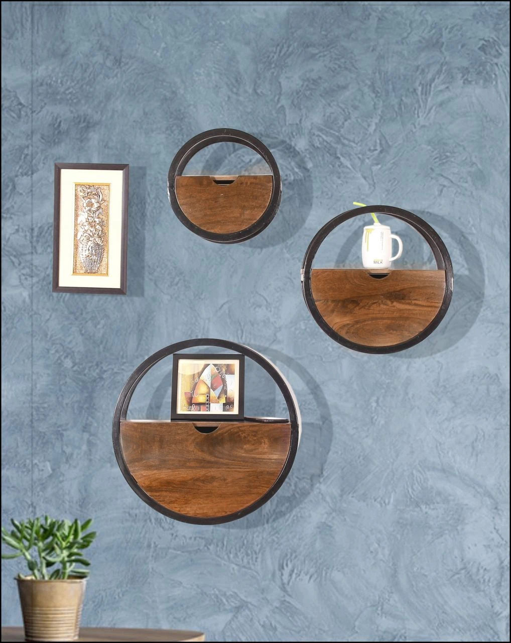 PANAMA Wandregal 09268-01, Ø 30 Cm 5 PANAMA Wandregal 09268-01, Ø 30 Cm – Bild 5