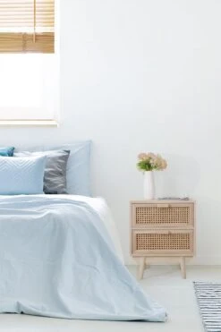 Nachtkommode Rattangeflecht 396292