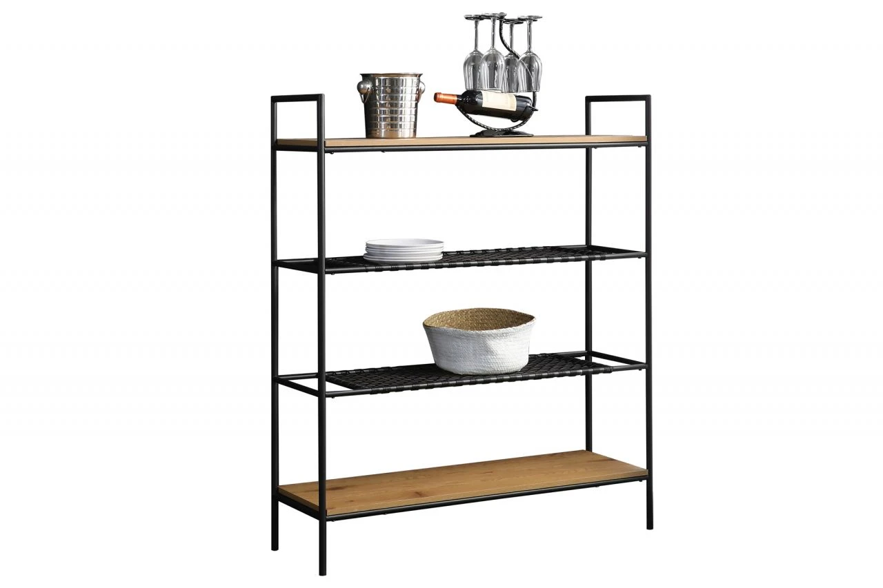 Bücherregal Natur / Schwarz 396230 2 Bücherregal Natur / Schwarz 396230 – Bild 2