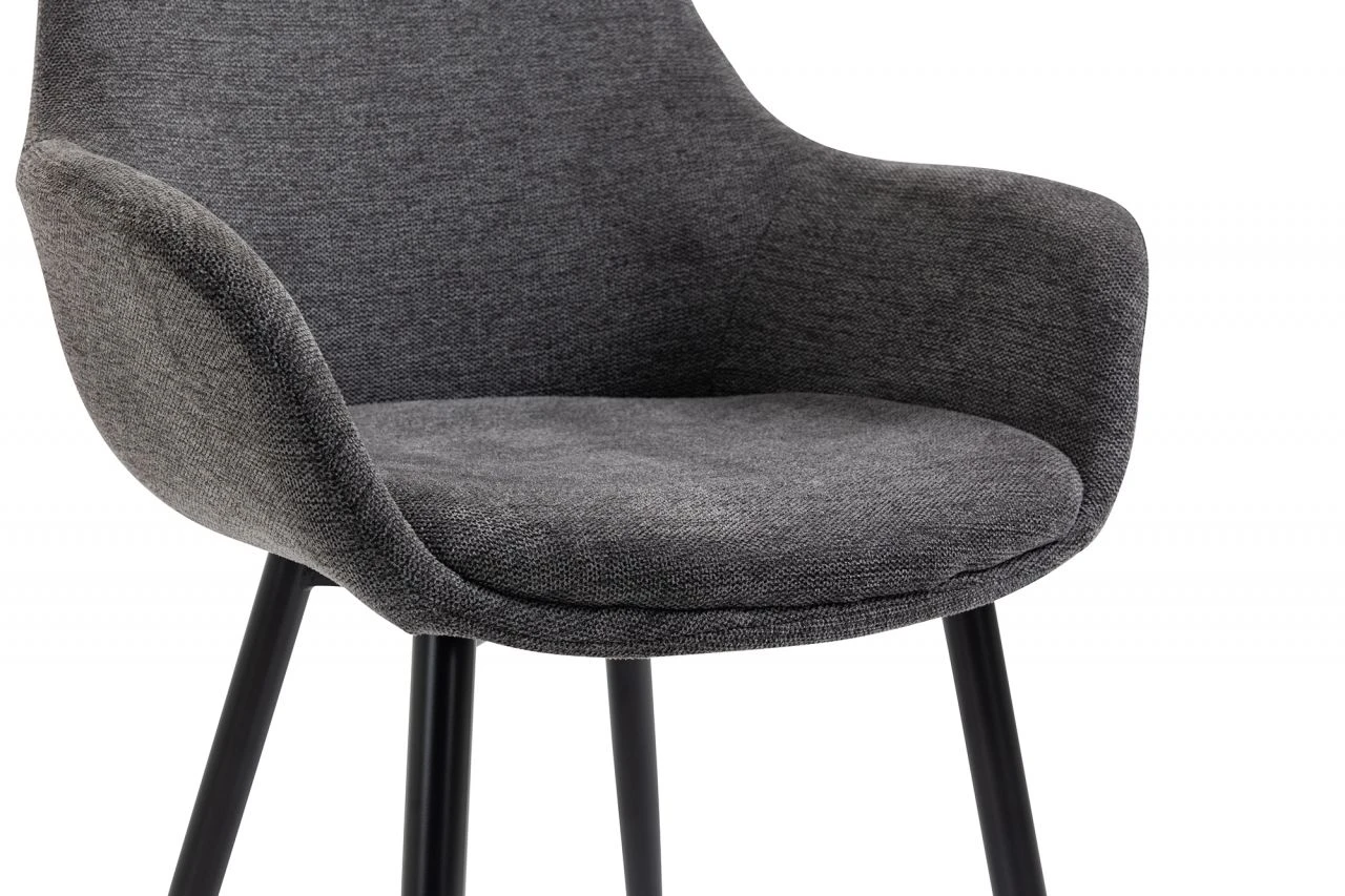 Armlehnstuhl 2er Set Strukturstoff 6 Armlehnstuhl 2er Set Strukturstoff – Bild 6