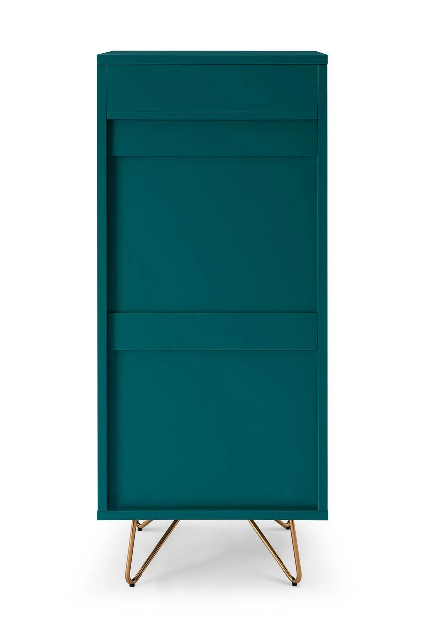 Kommode Hoch Mit 4 Schubladen Und 1 Fach, Inkl. Spiegel 5 Kommode Hoch Mit 4 Schubladen Und 1 Fach, Inkl. Spiegel – Bild 5