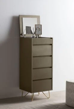 Kommode Hoch Mit 4 Schubladen Und 1 Fach, Inkl. Spiegel 16 Kommode Hoch Mit 4 Schubladen Und 1 Fach, Inkl. Spiegel -Betten Prinz Verkäufe 3861 1280x1280