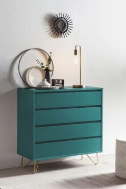 Kommode Breit Mit 4 Schubladen