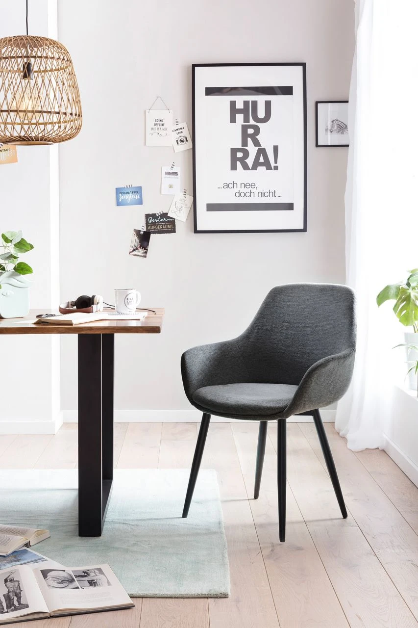 Armlehnstuhl 2er Set Strukturstoff 1 Armlehnstuhl 2er Set Strukturstoff