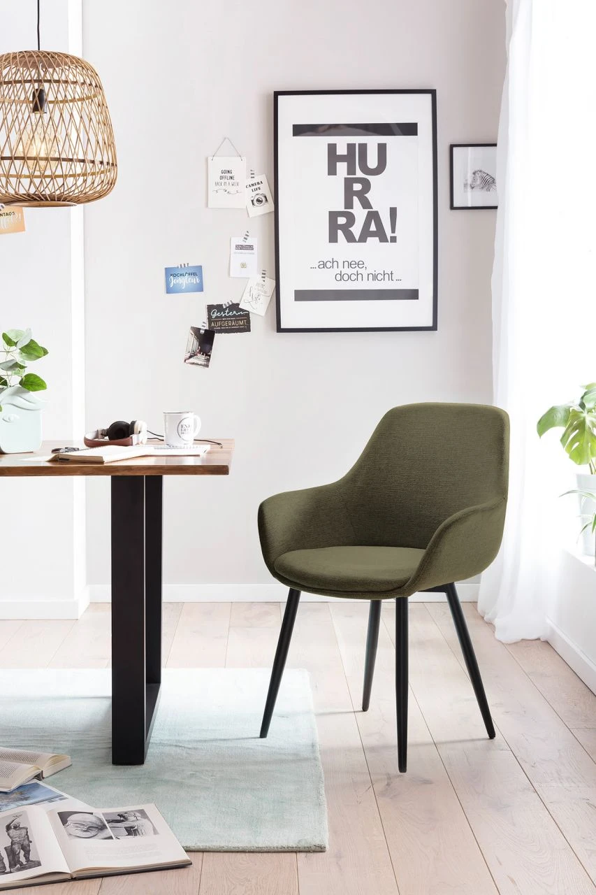 Armlehnstuhl 2er Set Strukturstoff 14 Armlehnstuhl 2er Set Strukturstoff – Bild 14