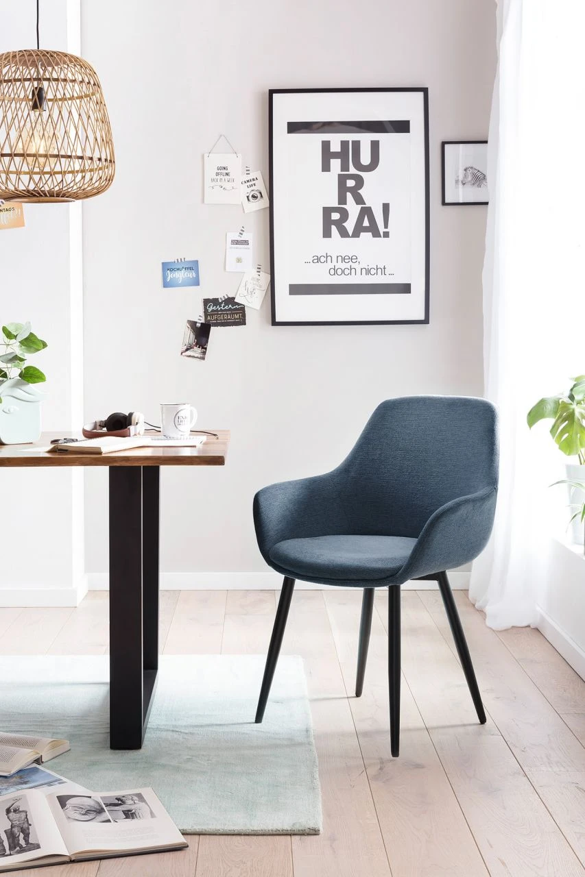 Armlehnstuhl 2er Set Strukturstoff 12 Armlehnstuhl 2er Set Strukturstoff – Bild 12