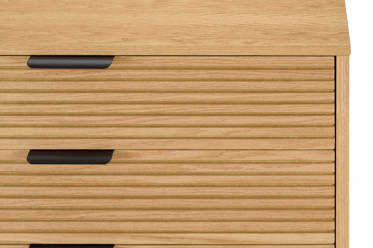 Kommode Hoch 80 Cm Eiche Echtholzfurnier 371701 8 Kommode Hoch 80 Cm Eiche Echtholzfurnier 371701 – Bild 8
